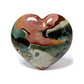 Polychrome Heart Jasper, handmade natural stone