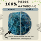 2 x Galets Apatite Bleue Grade B avec imperfections