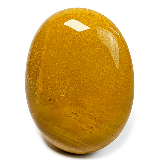 Gelber Jaspis Naturstein, Optimismus &amp; Vitalität Kiesel, 100% handgefertigt aus einem Rohgestein aus Madagaskar