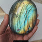 Labradorite Galet Multicolore 318g, 100% naturelle fait main, protection et beauté unique